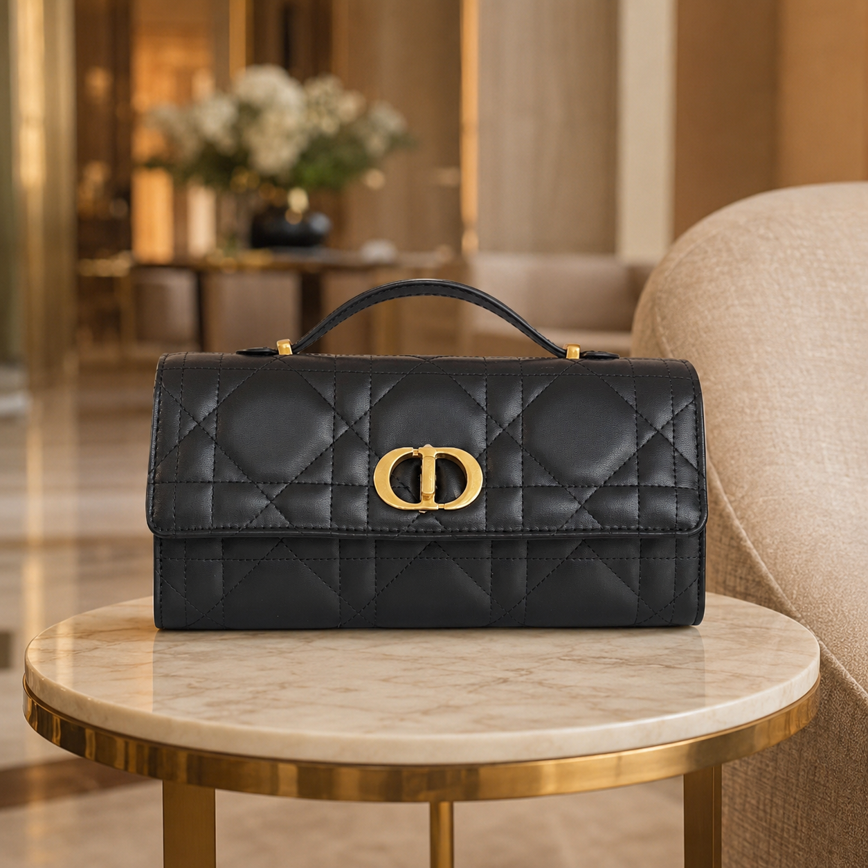 Dior Miss Caro Top Handle Pouch