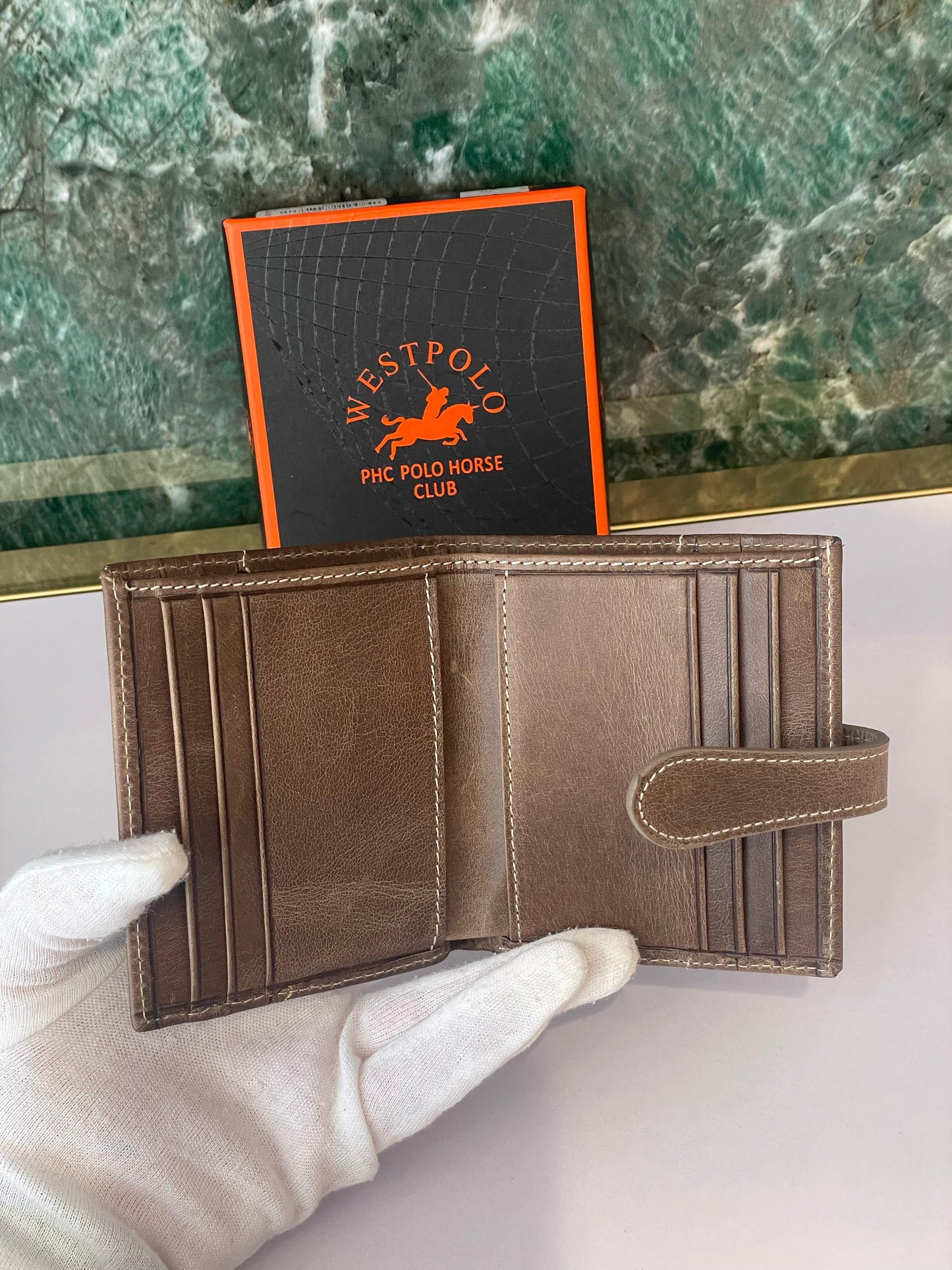 West Polo Leather Wallet