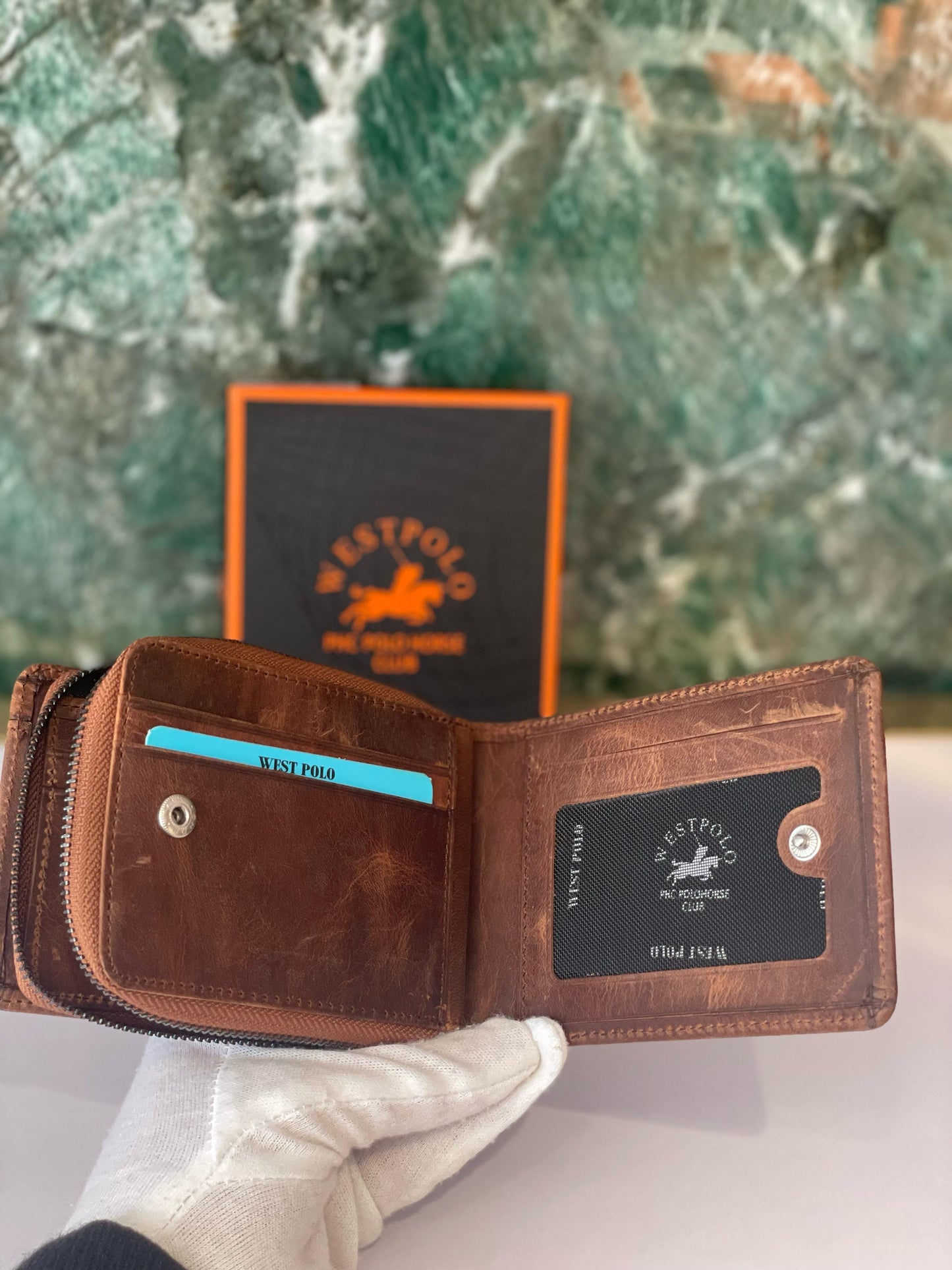 West Polo Leather Wallet