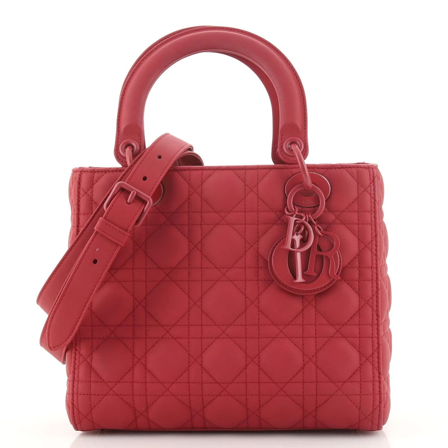Christian Dior Lady Dior Small Bag – Matte Burgundy Cannage Calfskin