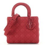 Christian Dior Lady Dior Small Bag – Matte Burgundy Cannage Calfskin