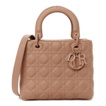 Christian Dior Lady Dior Small Bag – Matte Burgundy Cannage Calfskin