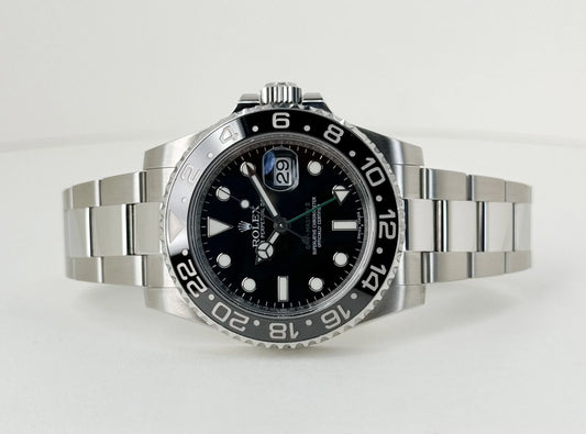 Rolex GMT-Master | Black Dial black Ceramic Bezel Oyster Bracelet 40MM