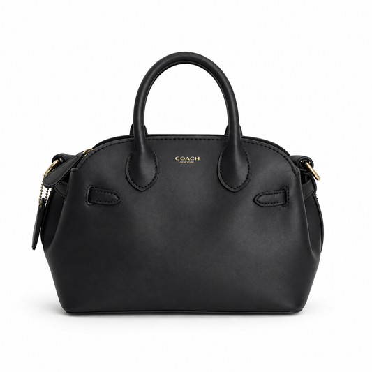 Coach Black Top-Handle Satchel Bag