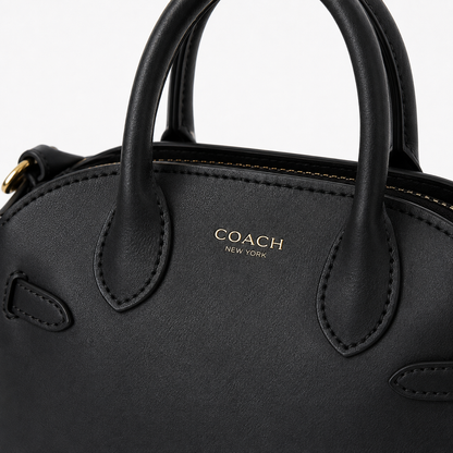 Coach Black Top-Handle Satchel Bag