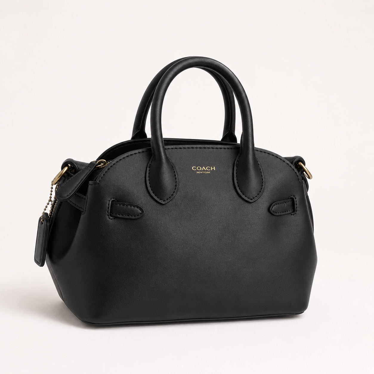 Coach Black Top-Handle Satchel Bag