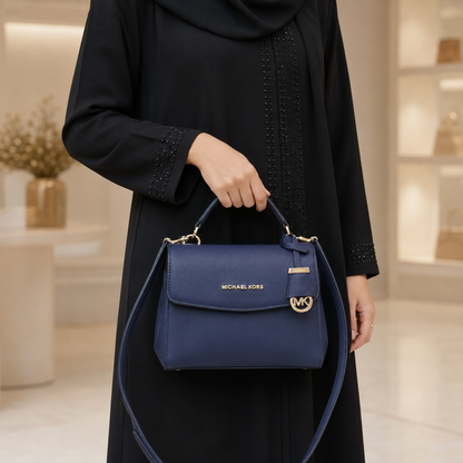 Michael Kors Black Top-Handle Satchel Bag