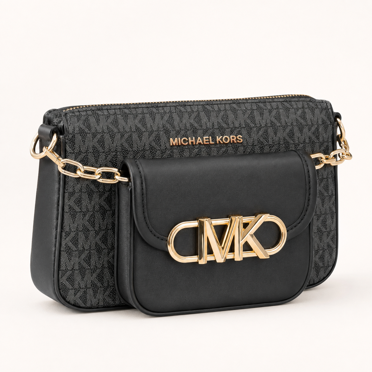 Michael Kors 2-in-1 Signature Logo Crossbody Bag