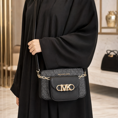 Michael Kors 2-in-1 Signature Logo Crossbody Bag