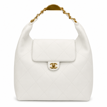 Chanel-Inspired Quilted Hobo Bag