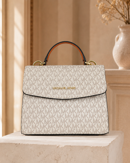 Michael Kors Signature Logo Top Handle Satchel