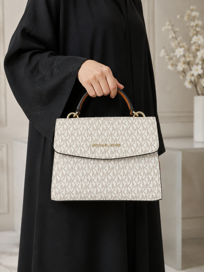 Michael Kors Signature Logo Top Handle Satchel