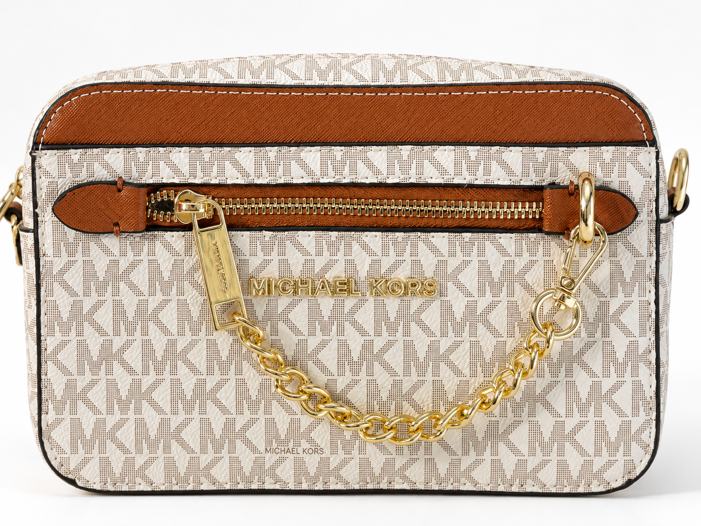 Michael Kors Bryant Medium Signature Logo Camera Crossbody Bag