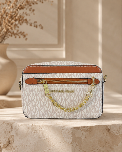 Michael Kors Bryant Medium Signature Logo Camera Crossbody Bag