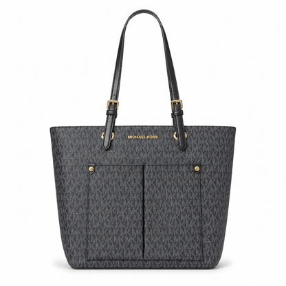 Michael Kors Jet Set Medium Logo Pocket Tote Bag