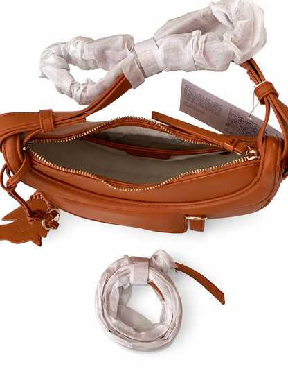 Polène-inspired Saddle Shoulder Bag