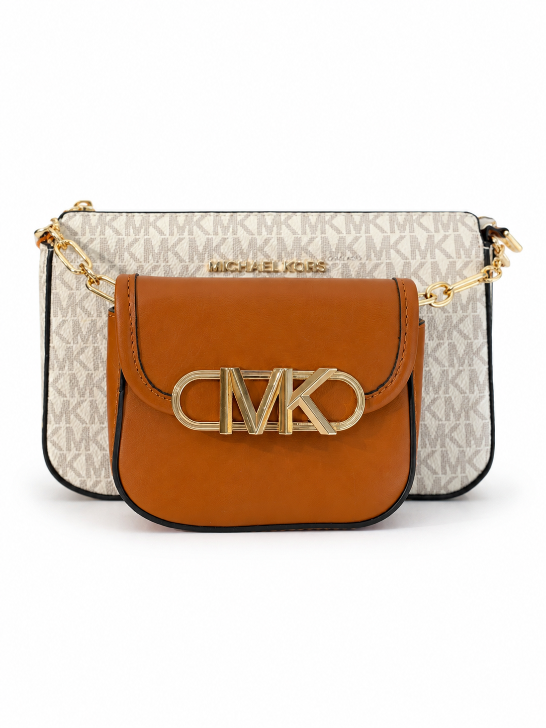 Michael Kors 2-in-1 Signature Logo Crossbody Bag