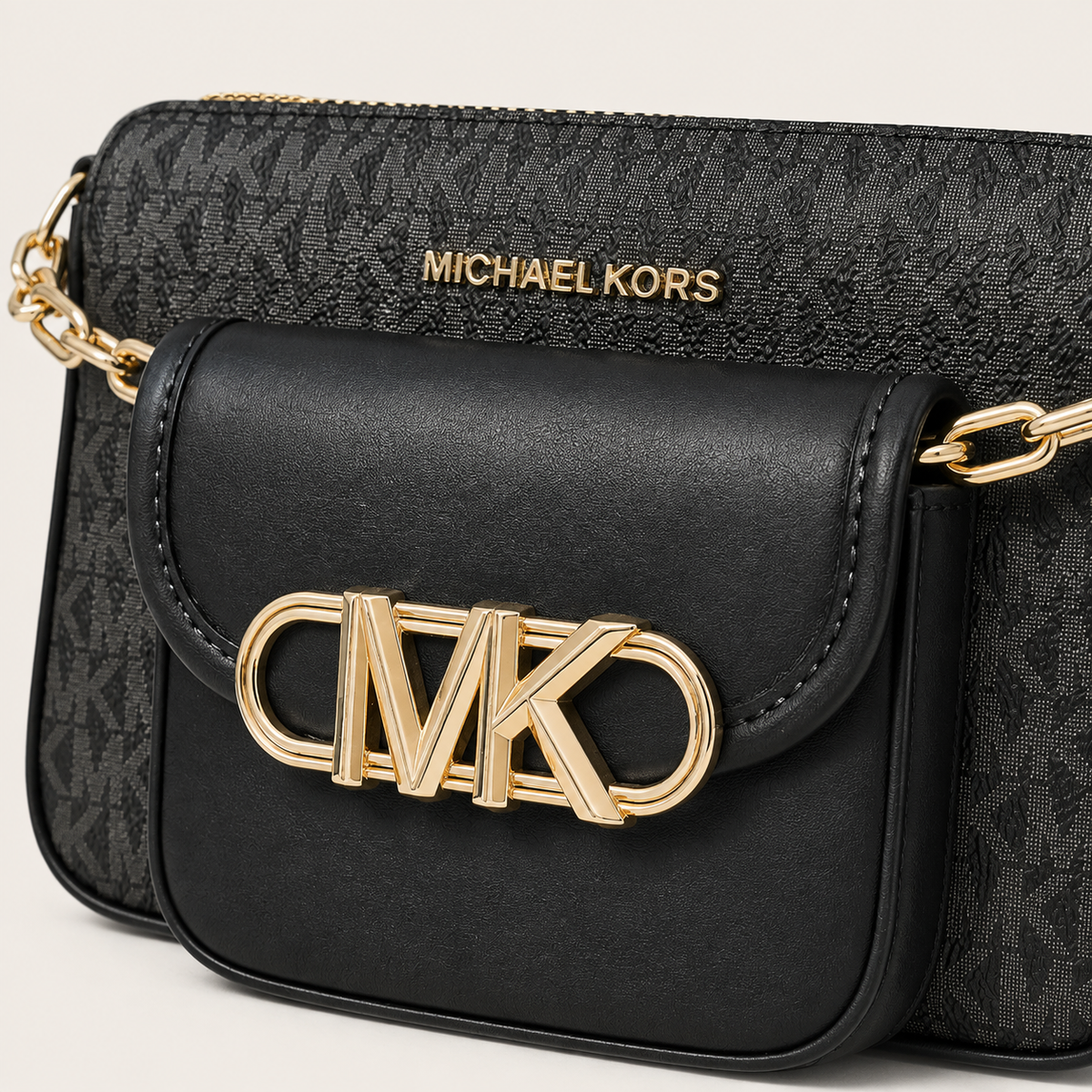 Michael Kors 2-in-1 Signature Logo Crossbody Bag