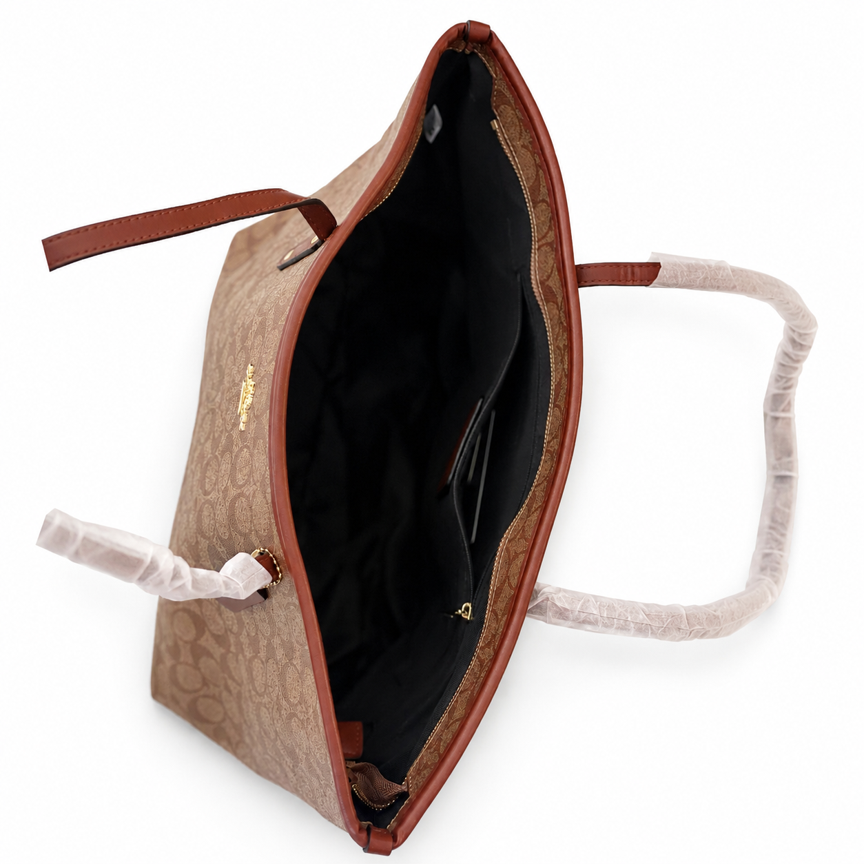 Coach Large Signature Canvas Tote Bag