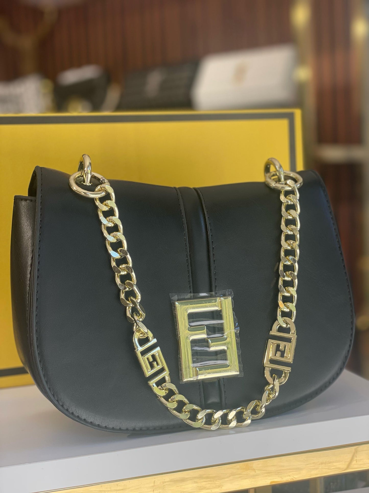 Fendi leather bag