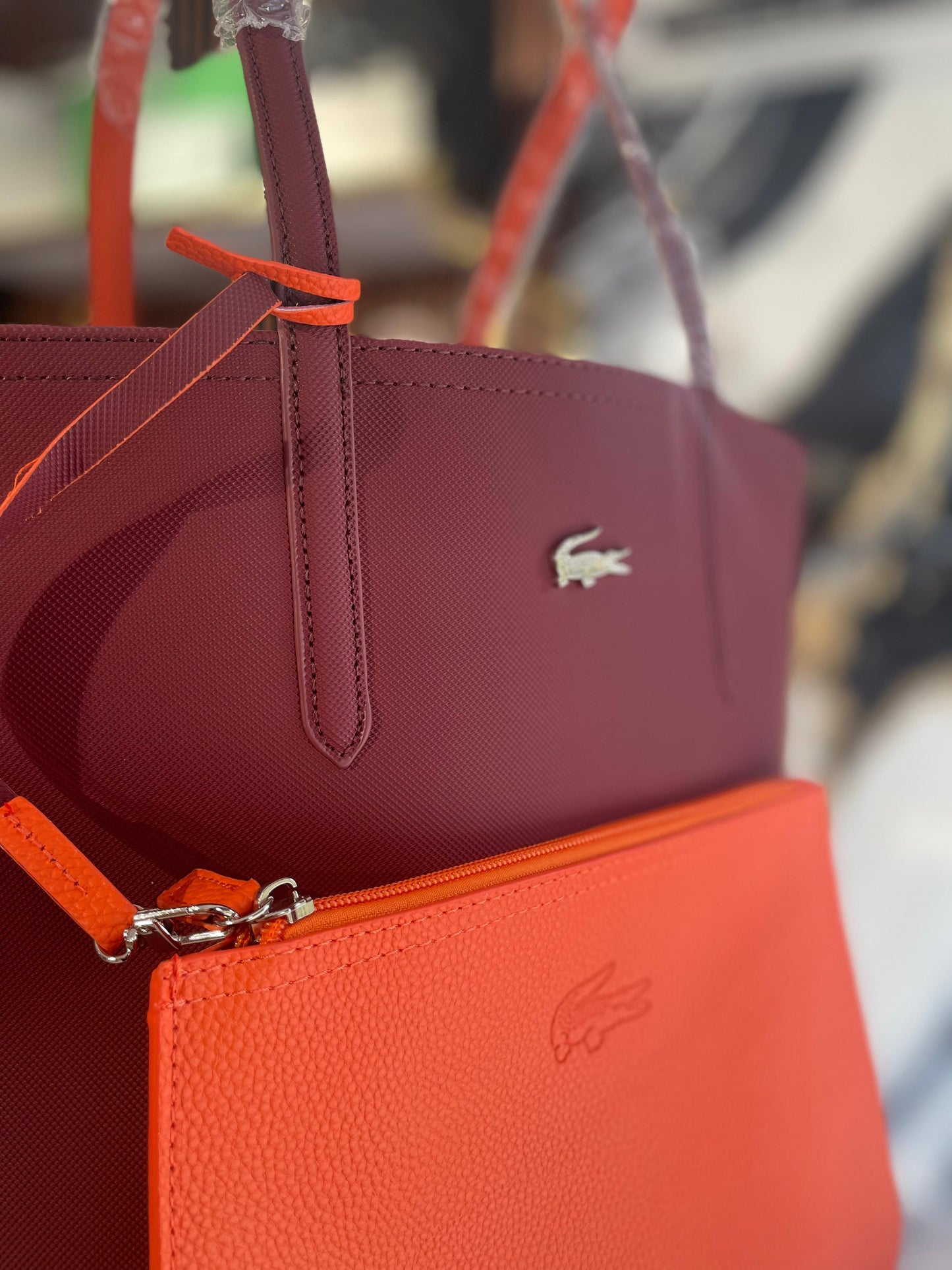 Double face lacoste bags