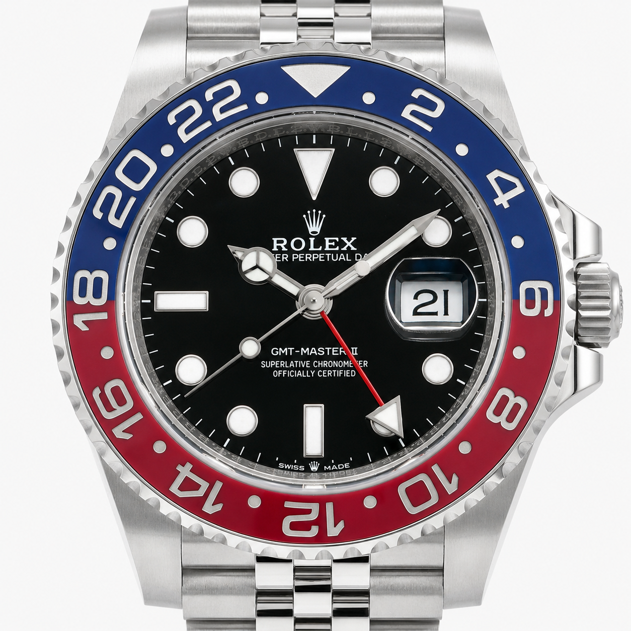Rolex GMT-Master II “Pepsi”-Style Watch – 5A+ Grade