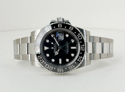Rolex GMT-Master | Black Dial black Ceramic Bezel Oyster Bracelet 40MM